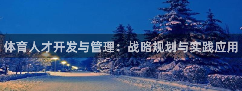 必一体育官网网址：体育人才开发与管理：战略规划与实践应用