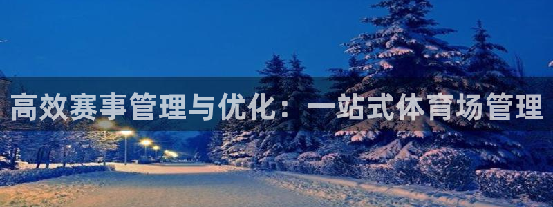 必一体育下载登入：高效赛事管理与优化：一站式体育场管理