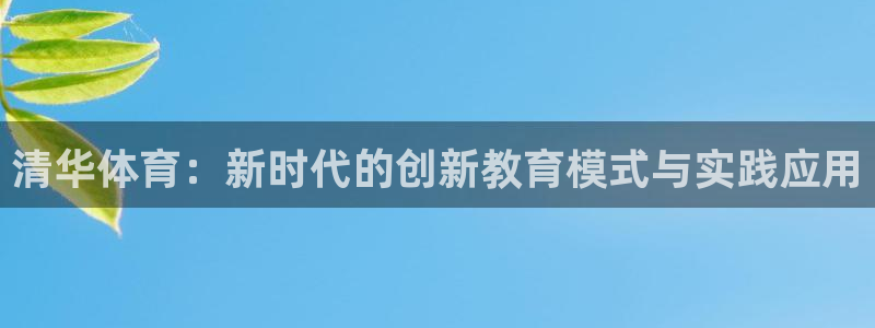 必一体育APP：清华